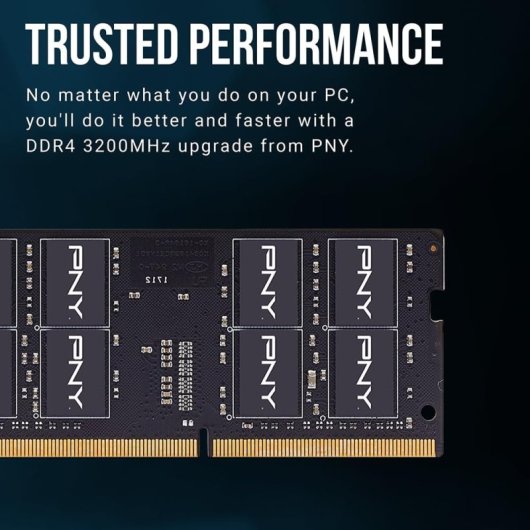 Memoria RAM PNY 8GB 1x8GB DDR4 3200MHz PC4-25600 CL22 SODIMM 260-pin 1.2V