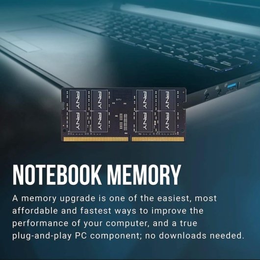 Memoria RAM PNY 8GB 1x8GB DDR4 3200MHz PC4-25600 CL22 SODIMM 260-pin 1.2V