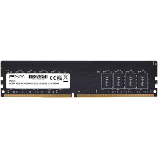 Memoria RAM PNY 8GB DDR4 3200MHz CL22 DIMM 288 pin 1.2V