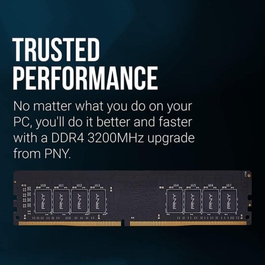 Memoria RAM PNY 8GB DDR4 3200MHz CL22 DIMM 288 pin 1.2V