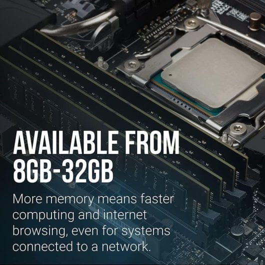 Memoria RAM PNY 8GB DDR4 3200MHz CL22 DIMM 288 pin 1.2V