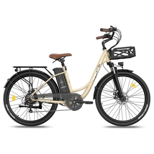 Bicicleta Elétrica Fafrees F26 Lasting 250W 36V25Ah 26" Travões de Disco Mecânicos