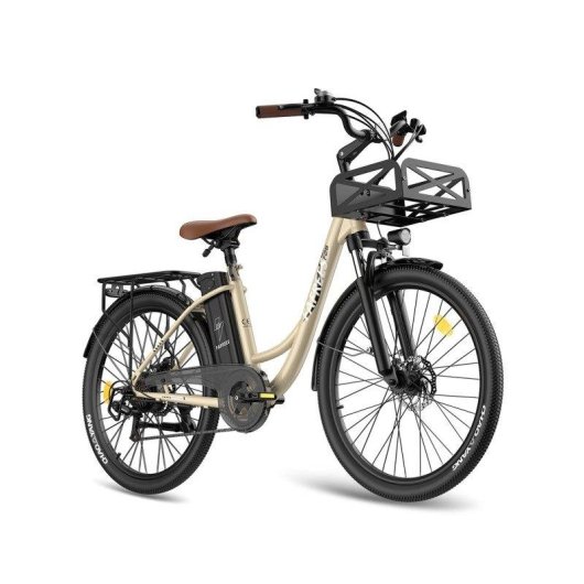 Bicicleta Elétrica Fafrees F26 Lasting 250W 36V25Ah 26" Travões de Disco Mecânicos