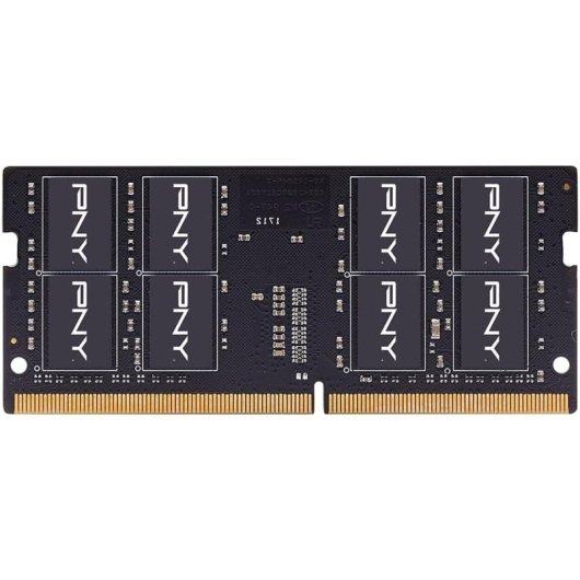 Mémoire RAM PNY 16Go 1x16Go DDR4 2666MHz CL19 1,2V Noir SODIMM