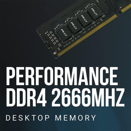 Mémoire RAM PNY 8Go DDR4 2666MHz CL19 DIMM 288 broches 1.2V PC4-21333