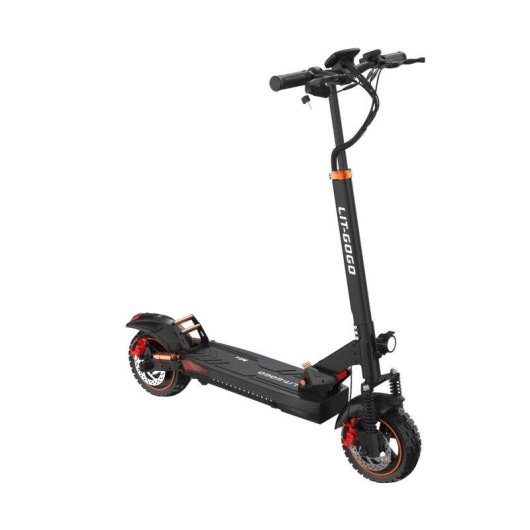 Patinete elétrico Sumeide Lit-m4 800W Autonomia 40km Travões de disco Dobrável Laranja