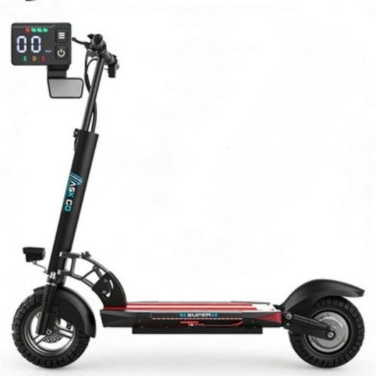 Patinete elétrico ASKGO Q2 800W Autonomia 40km Pneus 10'' Freios Disco Preto