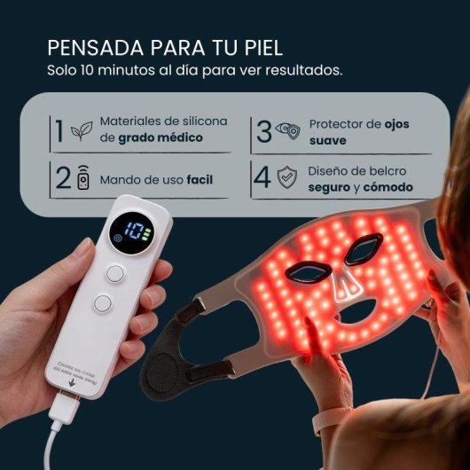 LED-Maske Wellbeinn Redinn Mask Rot- und Infrarotlicht
