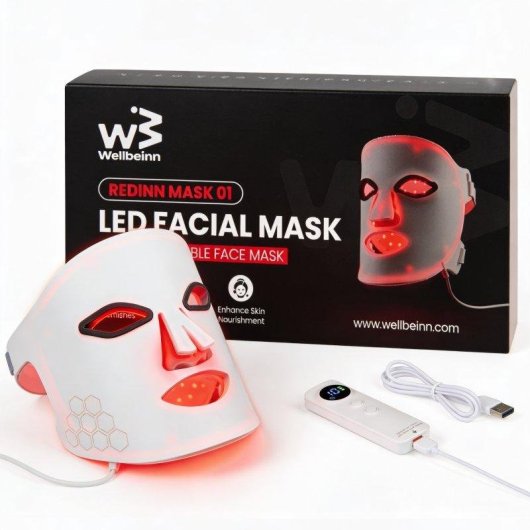 LED-Maske Wellbeinn Redinn Mask Rot- und Infrarotlicht