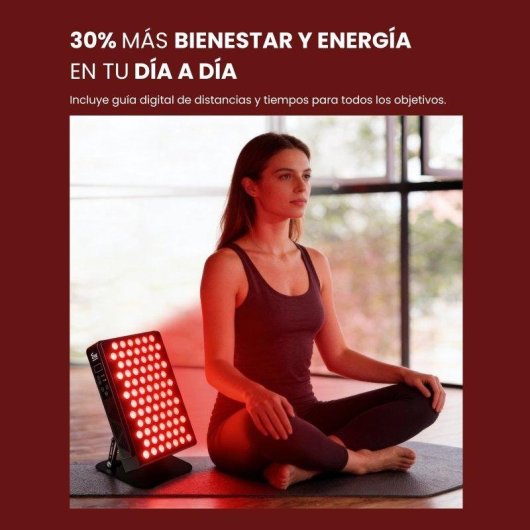 Panel de Luz Roja e Infrarroja Wellbeinn Redinn 78 LEDs 134 mW/cm²