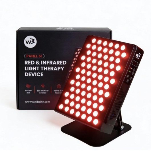 Panel de Luz Roja e Infrarroja Wellbeinn Redinn 78 LEDs 134 mW/cm²