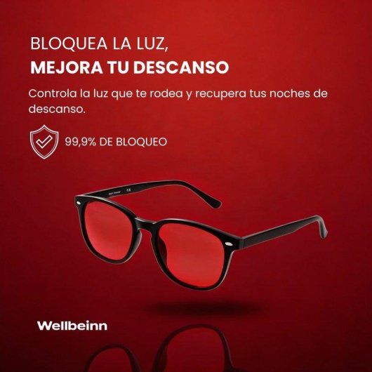 Gafas Bloqueo Luz Azul Wellbeinn Red Horizon
