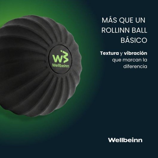 Bola de masaje vibratoria Wellbeinn Rollinn Ball