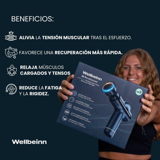 Pistola Massaggio Wellbeinn BE IN 02 3D Pro Terapia Freddo Calore