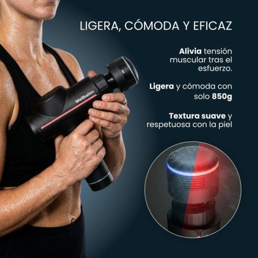 Pistola Massaggio Wellbeinn BE IN 02 3D Pro Terapia Freddo Calore
