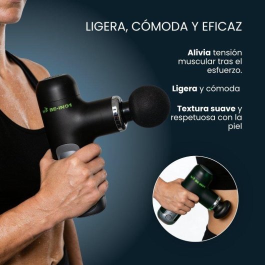Pistola massaggio Wellbeinn BE IN 01 con testa fredda e calda