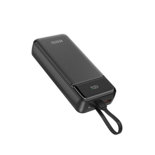 Bateria Externa Accetel Carga Rápida 20000mAh 22.5W PD+QC3.0 Preto