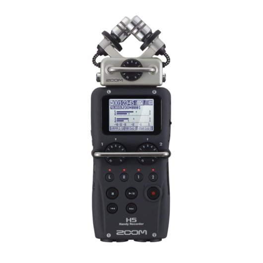 Microfono Zoom H5 portatile 24 bit 96 kHz XLR nero