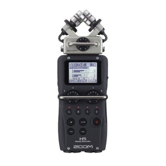 Microphone Zoom H5 XLR multipiste avec capsules interchangeables et LEDs intégrées