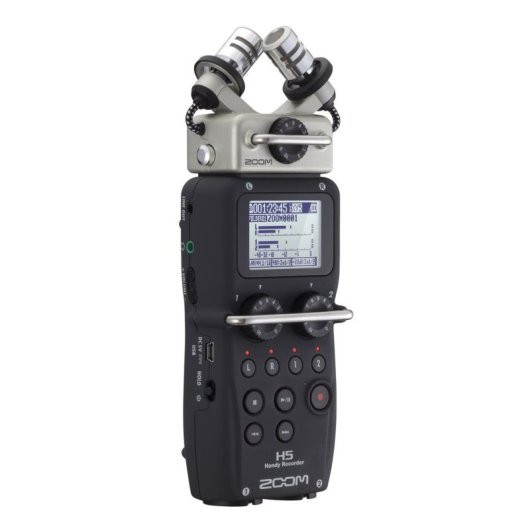 Microfono Zoom H5 portatile 24 bit 96 kHz XLR nero
