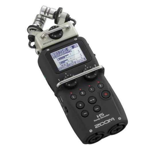 Microfono Zoom H5 portatile 24 bit 96 kHz XLR nero