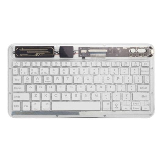 Clavier Royal Bailey XK030D Bluetooth Blanc QWERTY ultrafin léger