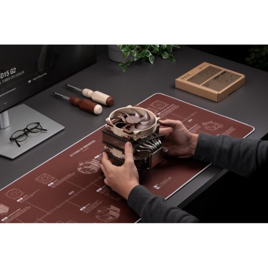 Alfombrilla para ratón Noctua NP-DM3 Anniversary Deskmat 900 x 400 mm Marrón