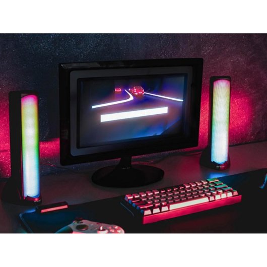 Altavoces Tracer Sigma USB BT RGB 10 W con conexión USB y Bluetooth 5.0