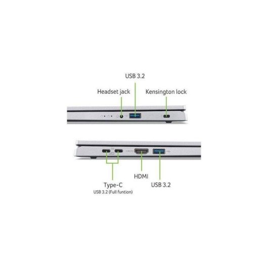 Portátil Acer Aspire Go 15 AG15-21P 15,6" AMD Athlon Silver 7120U 8GB 128GB SSD Radeon 610M Windows 11 Home S