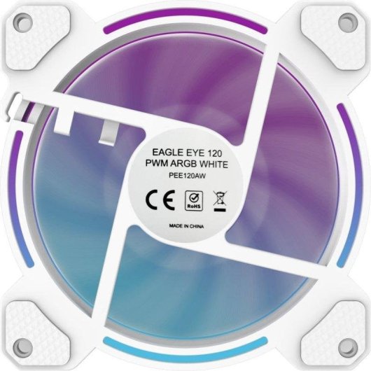 Refrigeración Aire Preyon 120 mm PWM ARGB Blanco Efecto Espejo Exclusivo