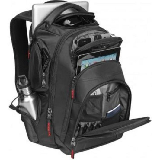 Mochila Ogio Gambit 17" Negra Poliéster 3 Comoras