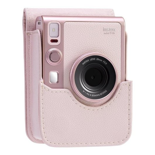 Funda para cámara Fujifilm de piel sintética con correa ajustable
