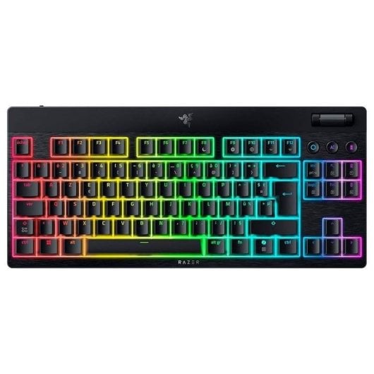 Clavier Razer BlackWidow V4 TKL compact sans fil switches Razer Orange RGB AZERTY
