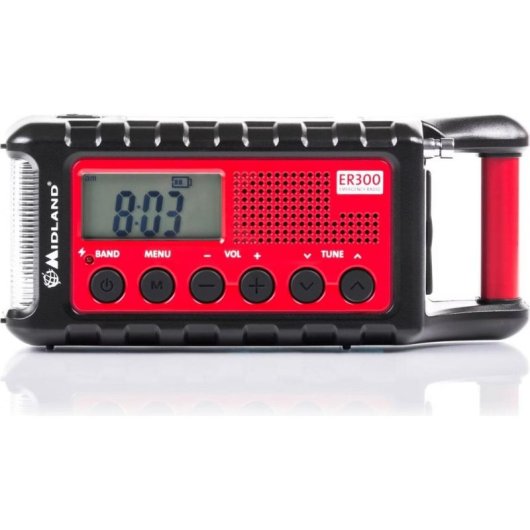 Radio de Emergencia Midland ER 300 Pro Bluetooth Solar