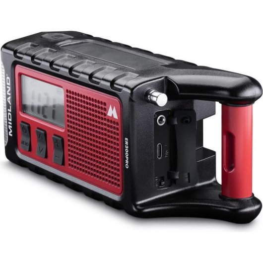 Radio de Emergencia Midland ER 300 Pro Bluetooth Solar