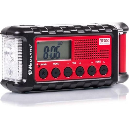 Radio de Emergencia Midland ER 300 Pro Bluetooth Solar