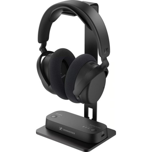 Auriculares Sennheiser RS275 inalámbricos Bluetooth con Auracast, micrófono y carga USB-C negros