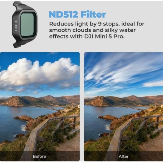 Filtro Set Freewell All Day DJI Mini 5 Pro 6x ND16 ND32 ND64 ND256 ND512 ND1000