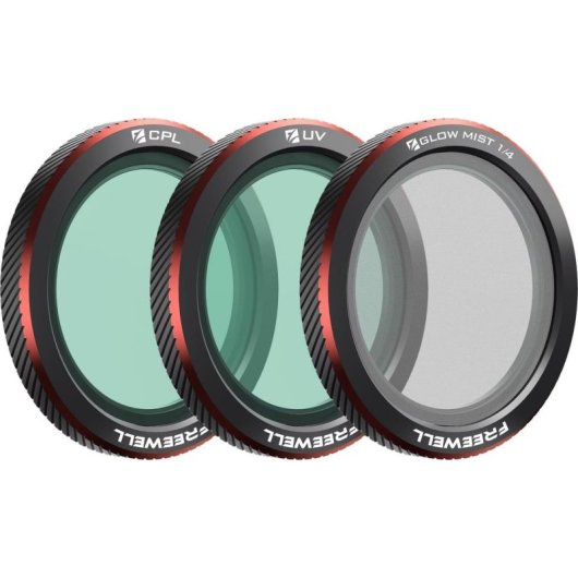 Filtro Magnetico Freewell para DJI Neo 2 - Pack 3 Unidades CPL UV y Black Glow Mist