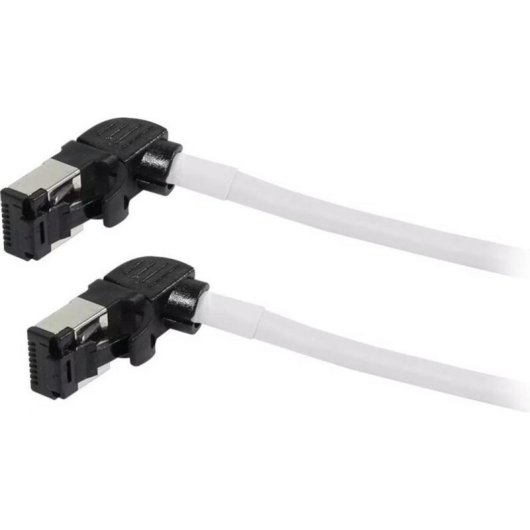 Cabo de rede Synergy 21 CAT6a S/FTP 0,5 m branco