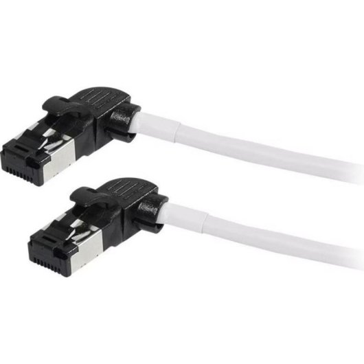Cabo de rede Synergy 21 CAT6a S/FTP 0,5 m branco