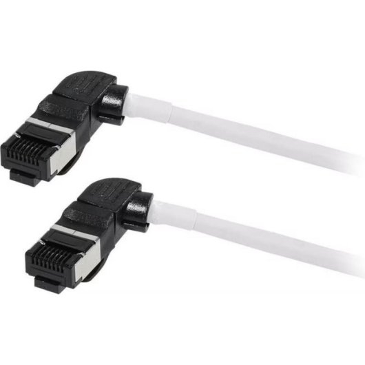 Cabo de rede Synergy 21 CAT6a S/FTP 500 MHz 7,5 m branco