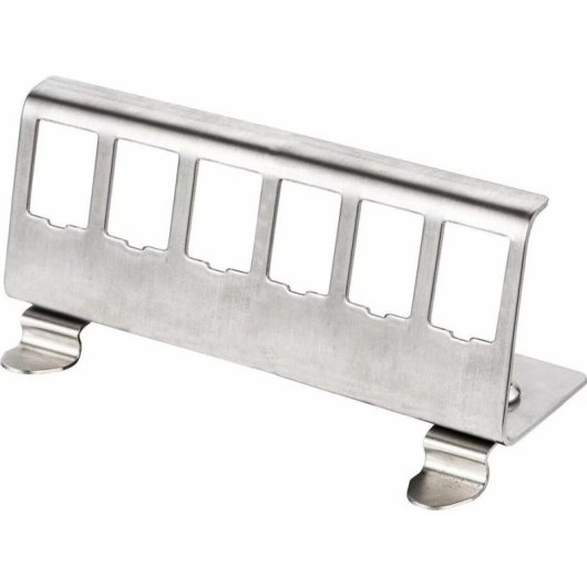 Adapter Roline para carril DIN, 6 módulos Keystone