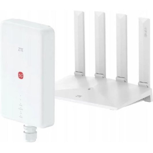 Router ZTE G51F 5G MC7510 WiFi 7 Dual-Band PoE 1 Porta RJ45