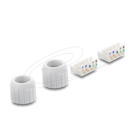 Cambiador de Género para Cables Delock LSA a LSA Blanco