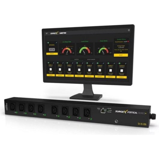 Sai SurgeX 16A PDU Vertical Rack 1U Protección Sobretensiones Monitorización