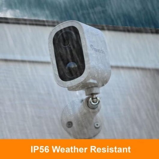 Sensor de Movimento Toucan TWC400S Wi-Fi Exterior Áudio Visão Noturna