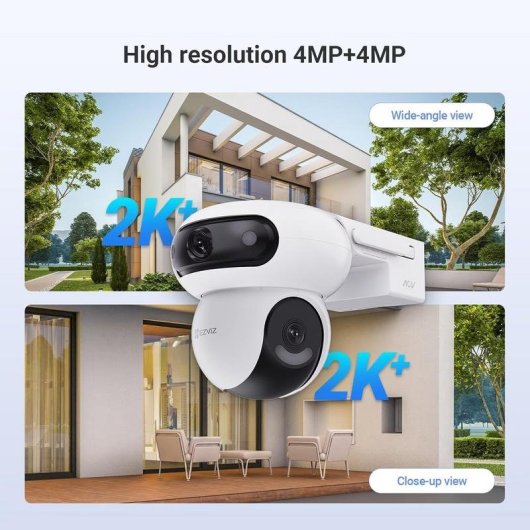 Cámara IP EZVIZ HB90x Dual 4G 2K Visión Nocturna Exterior Panel Solar Audio Bidireccional