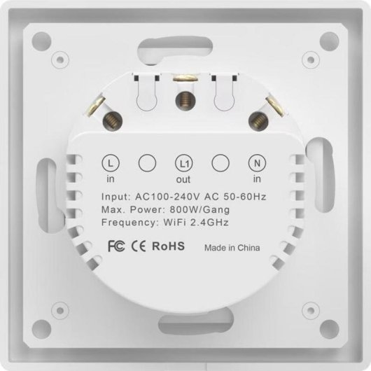 Interruptor Inteligente Avatto TS20-EU-W1 WiFi Táctil