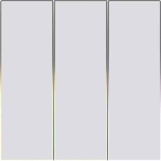 Conmutador Inteligente Avatto ZTS60-EU-W3 ZigBee 3x Touch Blanco